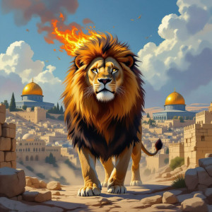 Rising fiery lion in Jerusalem.jpg