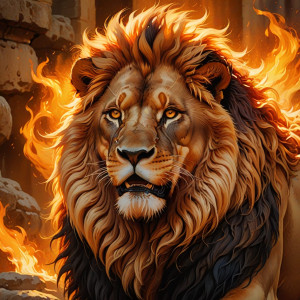 Rising fiery lion in Jerusalem - DXL.jpg
