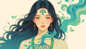 Tree of Life inside the head of a beautiful woman.jpg