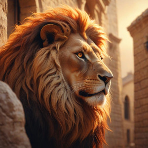 Rising fiery lion in Jerusalem - MXL.jpg