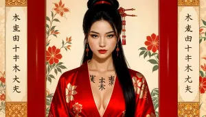 Geisha in red.webp