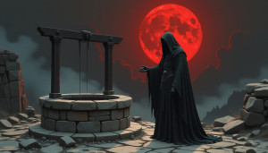 Demonic well under blood moon.jpg