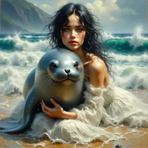 Woman and seal.webp