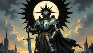 Giant Teutonic knight in full armor under Black Sun.jpg