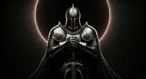 Giant Teutonic knight in full armor under Black Sun - GIF.jpg