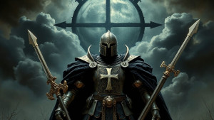 Giant Teutonic knight in full armor under Black Sun - JFL.jpg