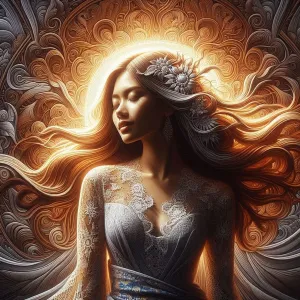 Potrait of Beautiful Asean Woman in Sunlit room.webp