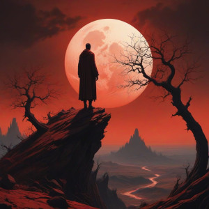 A solitary figure stands on a precipice - МXL.jpg