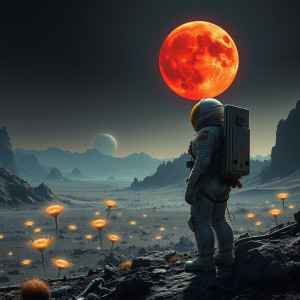 A lone astronaut stands on a desolate, alien planet - FS.jpg