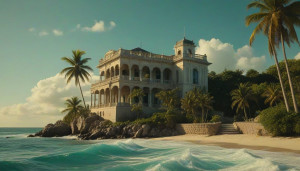 Beautiful mansion on sea shore in the Caribbean - MX.jpg