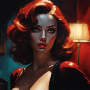 Lady in all red.webp