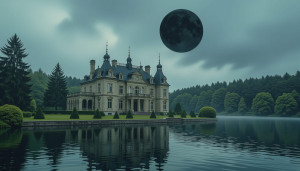 Beautiful mansion on the quiet lake.jpg