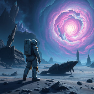A lone astronaut stands on a desolate, alien planet - FS1.jpg