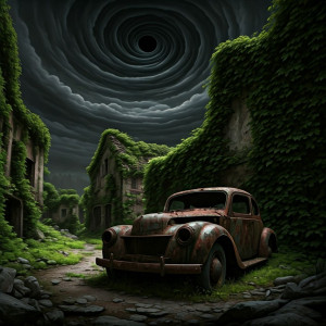 A lone, rusted vintage car - G3.jpg