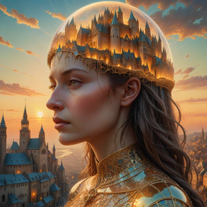 Medieval city inside transparent head - DXL.jpg
