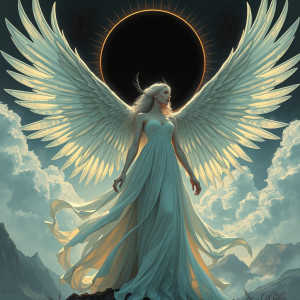Beautiful female angel of time under Black Sun - FS.jpg