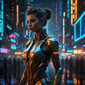 Majestic biomechanical woman in futuristic city - FXL.jpg