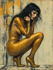 Woman in all gold.webp