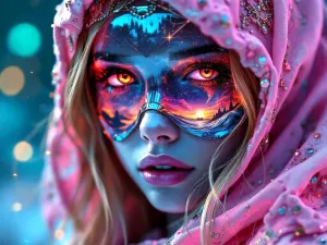Sunset in her eyes.webp