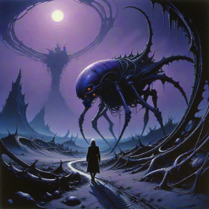 A lone wanderer traverses alien landscape - CCXL.jpg