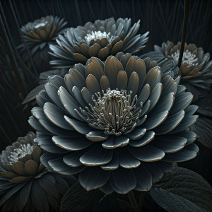 Grey metallic flowers in magical forest - G3.jpg