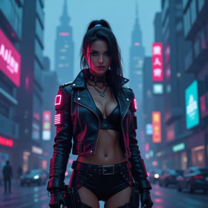 Cyberpunk goddess in futuristic city.jpg