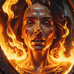 Beautiful woman  inside the burning furnace - CCXL.jpg