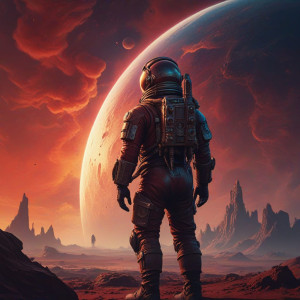 Astronaut stands on a desolate alien planet - RV5.jpg