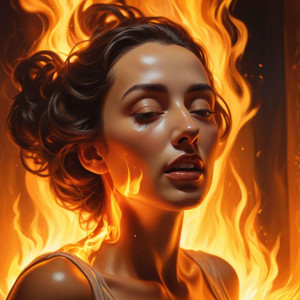 Beautiful woman  inside the burning furnace - МXL.jpg