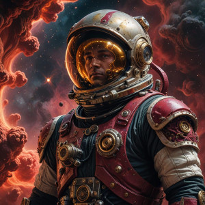 Astronaut stands on a desolate alien planet - RV4.jpg