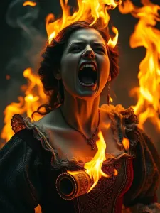 burning-renissance-dress-photorealistic-face-screaming.webp