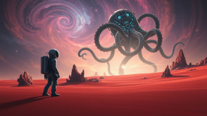 a-lone-astronaut-on-a-distant-planet-gazes-up-at-a-colossal-biomechanical-kraken.jpg