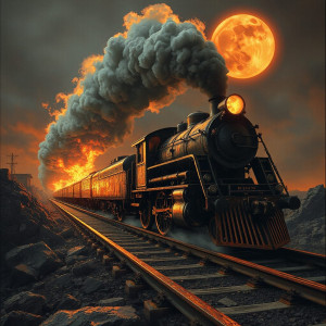 Death train on railway to Hell under blood moon - JFL.jpg