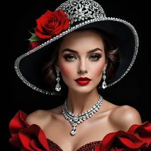 Woman portrait в красном.webp