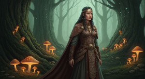 Goddess Freyja in mystical Scandinavian forest - G4.jpg