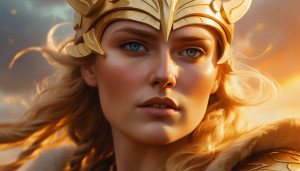 Face of Goddess Freyja over the battlefield - RVXL5.jpg
