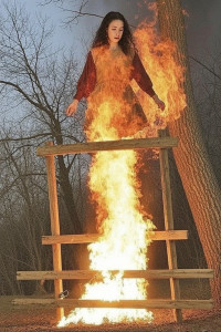 Beautiful medieval woman stands on the burning scaffold - 14.jpg