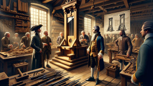 Inventors collaborating on guillotine design.jpg
