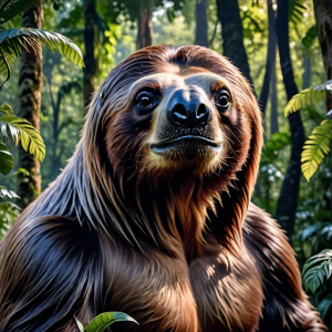 Giant Sloth in South American forest - 2.png