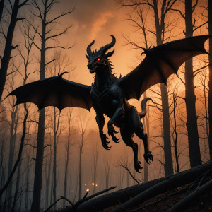 Jersey Devil flying over Pennsylvania forest.jpg