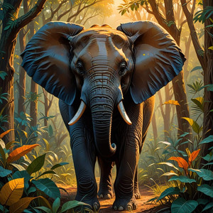 Elephant in African forest.jpg