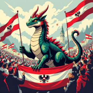 Tatzelwurm is found to be the mascot of the Austrian Olympic team.jpg