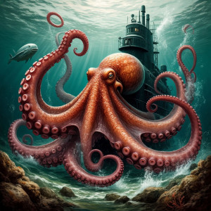 Giant octopus attacks midget submarine - S.jpg