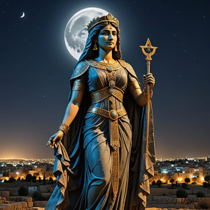 Goddess Asherah in Palestine under full moon.jpg