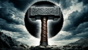 Giant hammer of Thor in the sky under Black Sun - WS.jpg