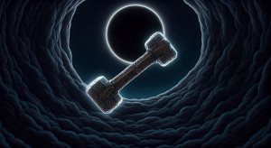 Giant hammer of Thor in the sky under Black Sun - G3.jpg