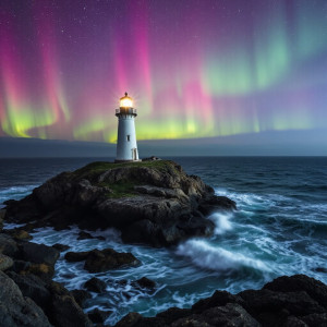 Beautiful lighthouse on the rock over vicious storm - JFL.jpg