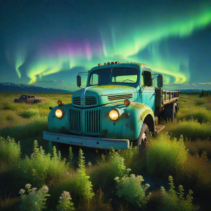 A forgotten, derelict truck rests in a field - ССXL.jpg