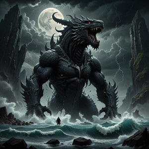 A colossal, ancient leviathan breaching from sea - DXL.jpg