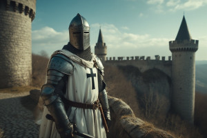 Teutonic knight in medieval castle - 1.jpg